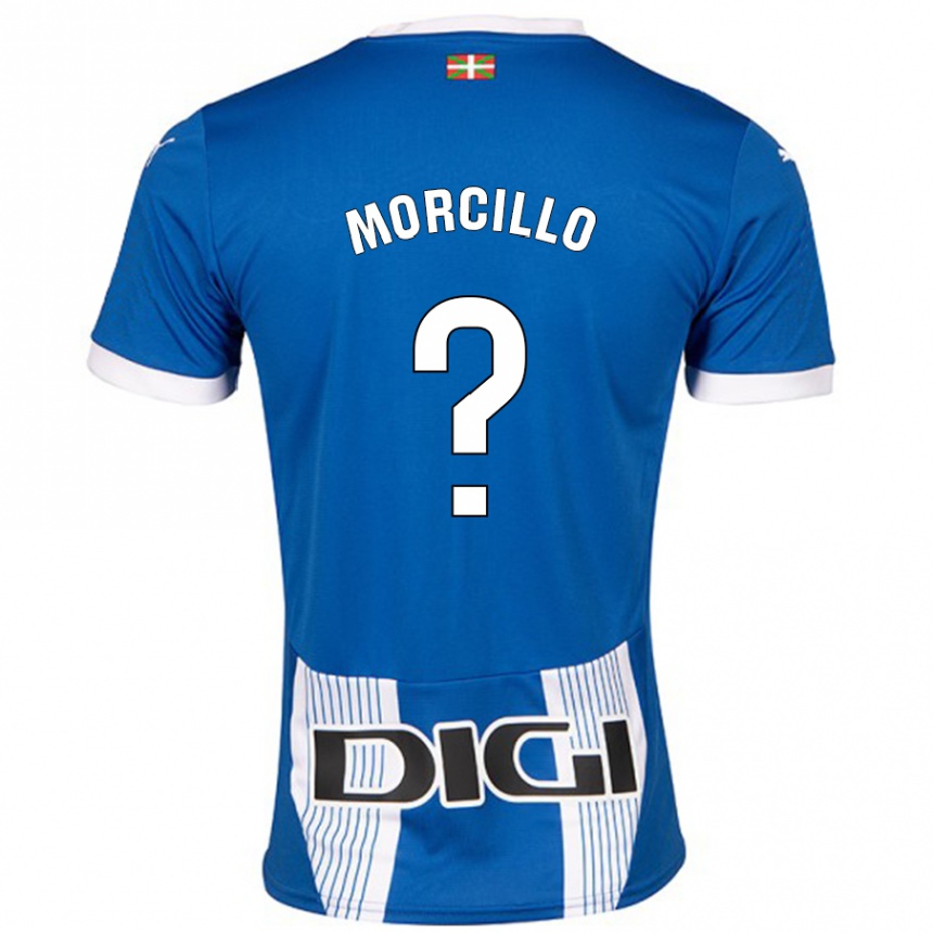 Hombre Fútbol Camiseta Diego Morcillo #0 Azul 1ª Equipación 2024/25 Argentina