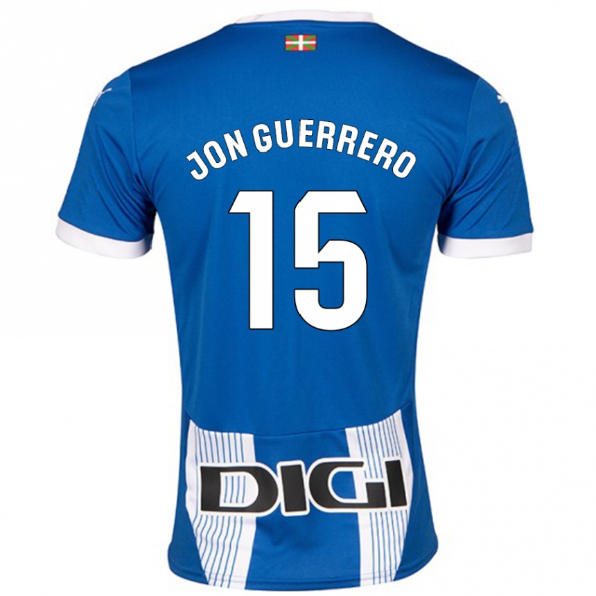 Hombre Fútbol Camiseta Julen Jon Guerrero #15 Azul 1ª Equipación 2024/25 Argentina