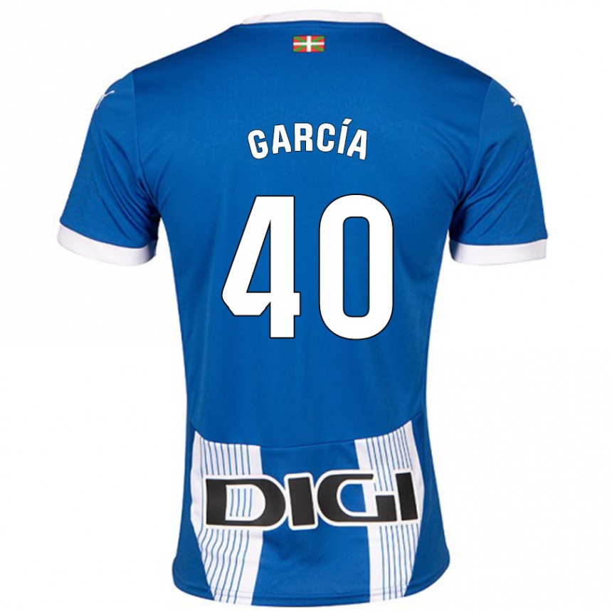 Hombre Fútbol Camiseta Álvaro García #40 Azul 1ª Equipación 2024/25 Argentina