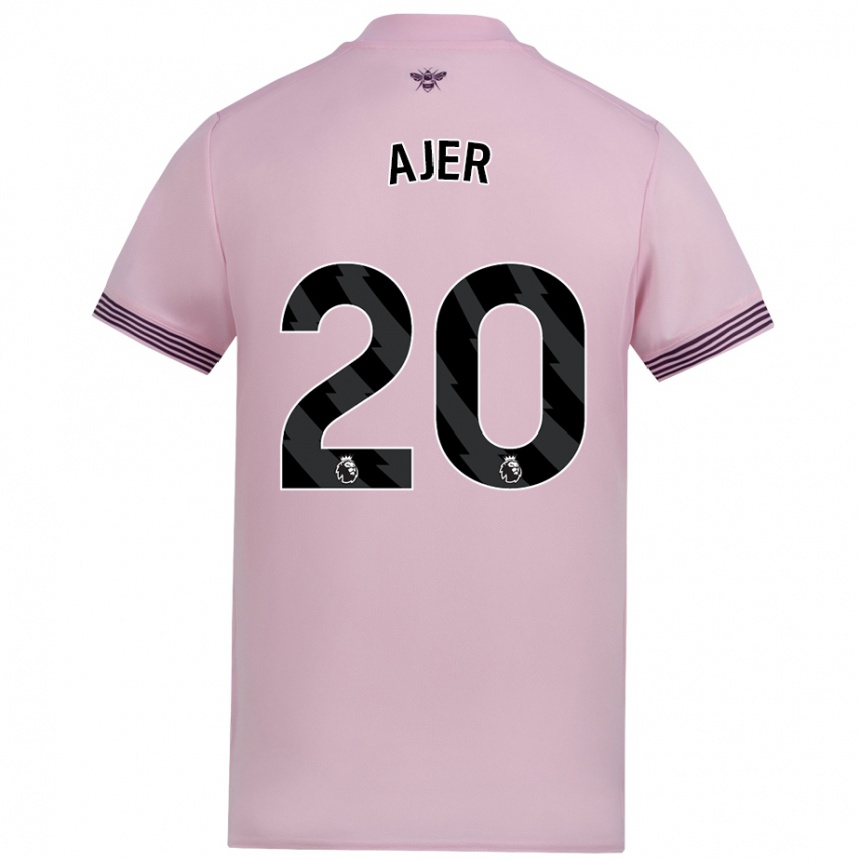 Hombre Fútbol Camiseta Kristoffer Ajer #20 Rosa 2ª Equipación 2024/25 Argentina