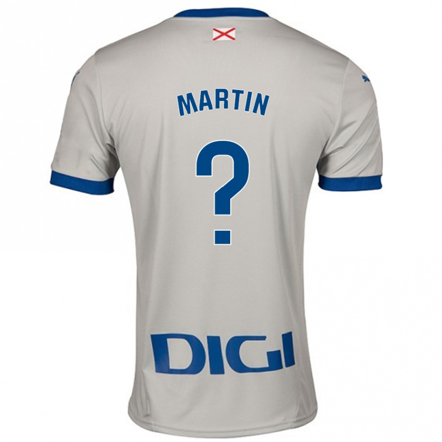 Hombre Fútbol Camiseta Carlos Martin #0 Gris Claro 2ª Equipación 2024/25 Argentina