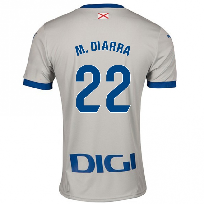 Hombre Fútbol Camiseta Moussa Diarra #22 Gris Claro 2ª Equipación 2024/25 Argentina