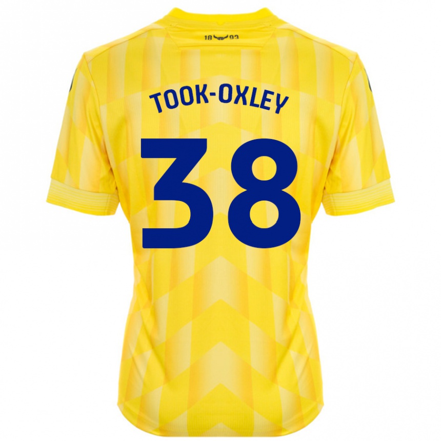 Mujer Fútbol Camiseta Zaide Took-Oxley #38 Amarillo 1ª Equipación 2024/25 Argentina