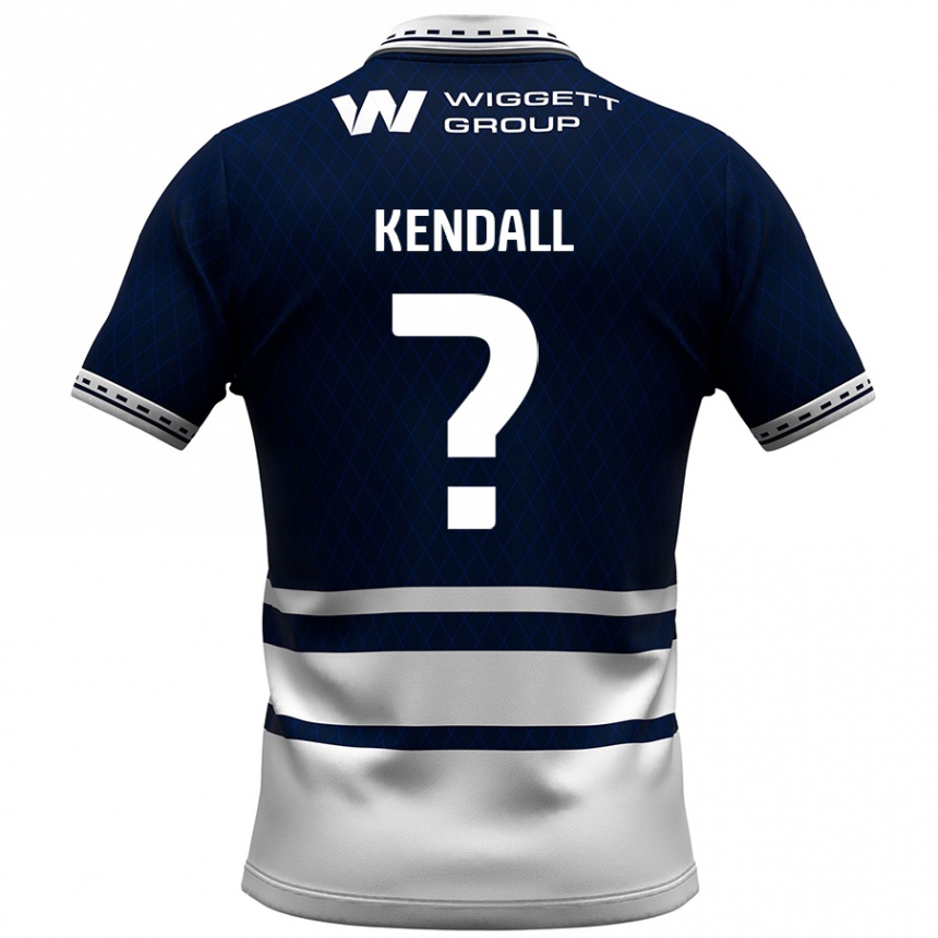 Mujer Fútbol Camiseta Sheldon Kendall #0 Azul Marino Blanco 1ª Equipación 2024/25 Argentina