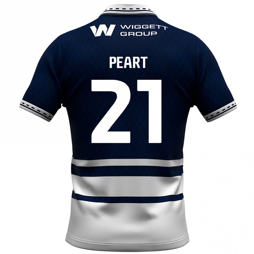 Mujer Fútbol Camiseta Kalani Peart #21 Azul Marino Blanco 1ª Equipación 2024/25 Argentina