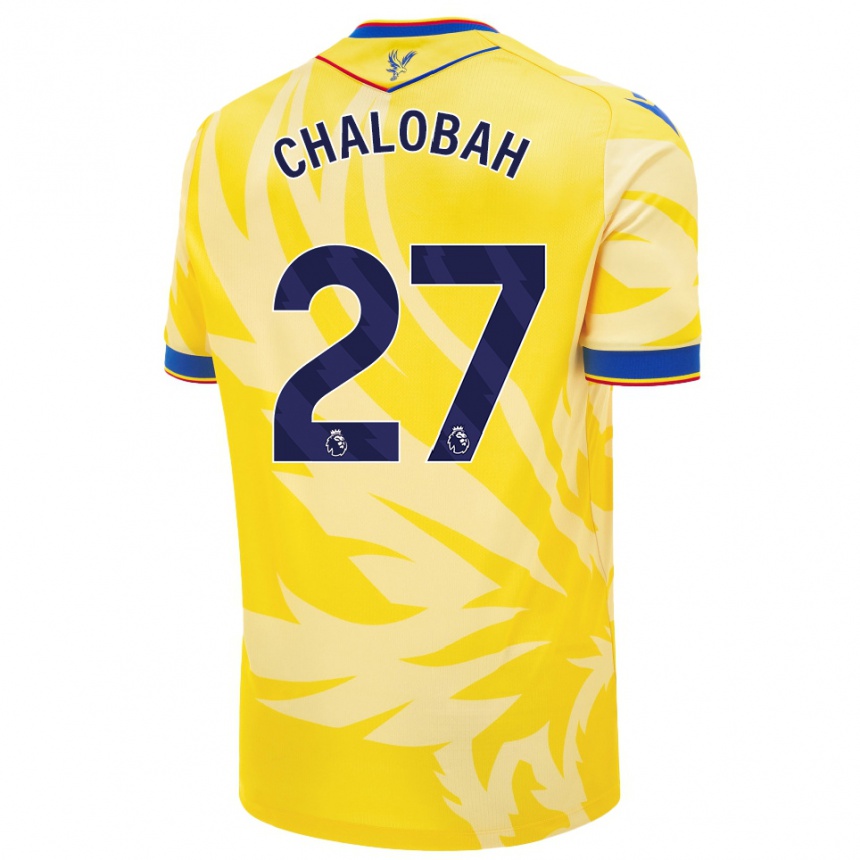 Niño Fútbol Camiseta Trevoh Chalobah #27 Amarillo 2ª Equipación 2024/25 Argentina