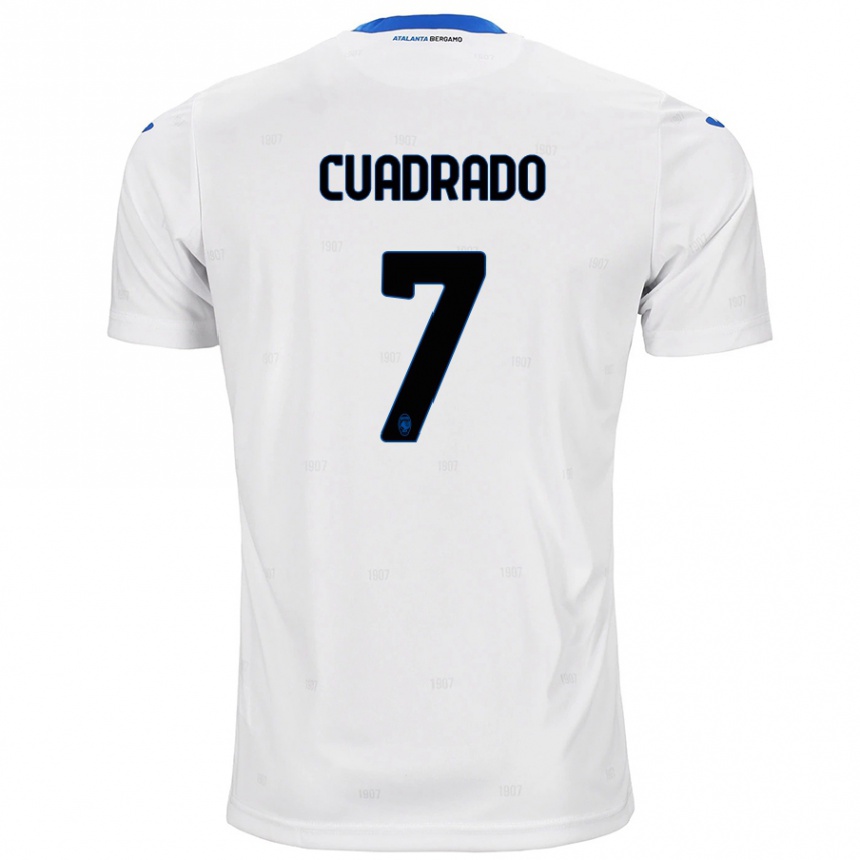 Niño Fútbol Camiseta Juan Cuadrado #7 Blanco 2ª Equipación 2024/25 Argentina