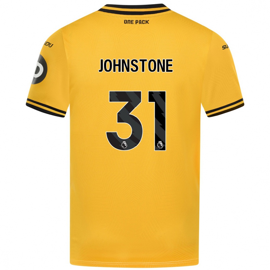 Niño Fútbol Camiseta Sam Johnstone #31 Amarillo 1ª Equipación 2024/25 Argentina