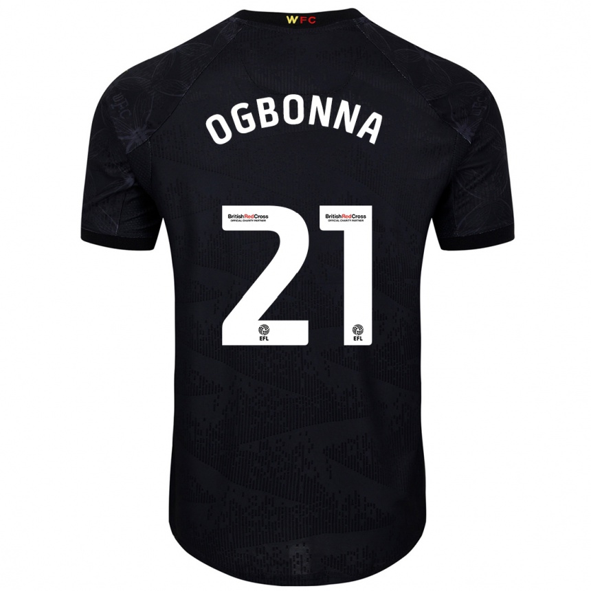 Niño Fútbol Camiseta Angelo Ogbonna #21 Negro Blanco 2ª Equipación 2024/25 Argentina