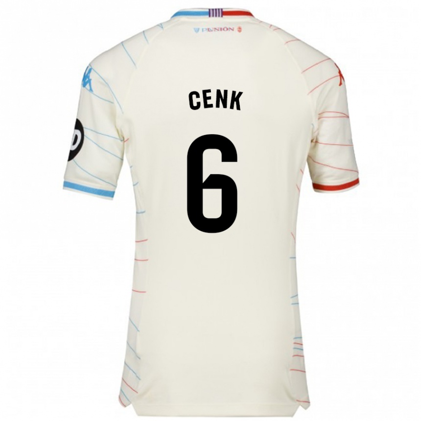 Niño Fútbol Camiseta Cenk Ozkacar #6 Blanco Rojo Azul 2ª Equipación 2024/25 Argentina