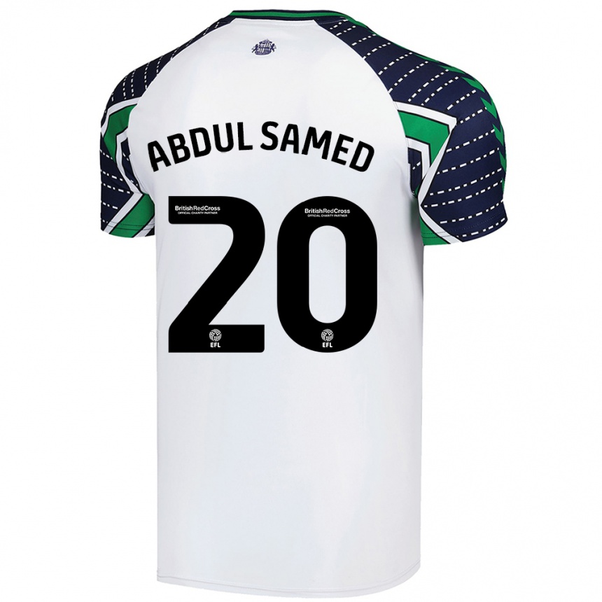 Niño Fútbol Camiseta Salis Abdul Samed #20 Blanco 2ª Equipación 2024/25 Argentina