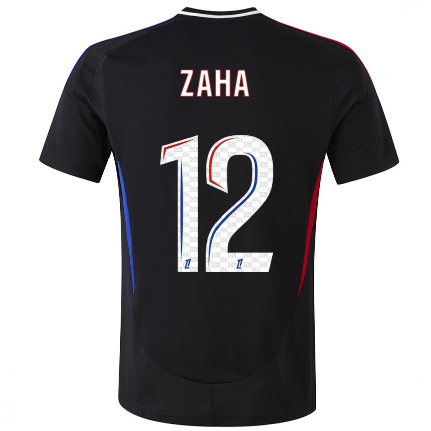 Niño Fútbol Camiseta Wilfried Zaha #12 Negro 2ª Equipación 2024/25 Argentina