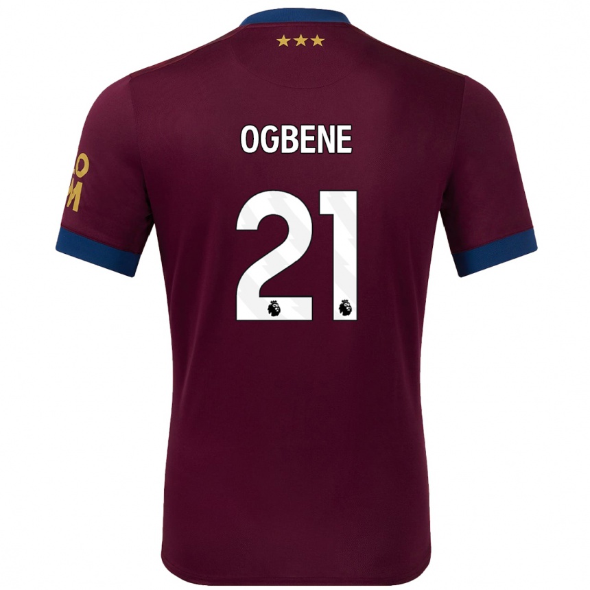 Niño Fútbol Camiseta Chiedozie Ogbene #21 Marrón 2ª Equipación 2024/25 Argentina