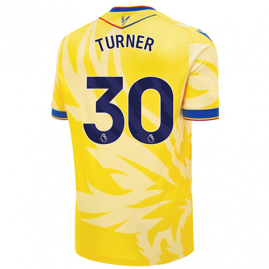 Niño Fútbol Camiseta Matt Turner #30 Amarillo 2ª Equipación 2024/25 Argentina