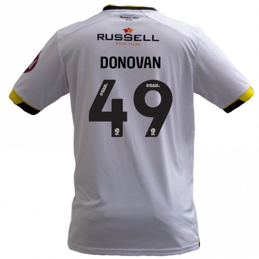 Niño Fútbol Camiseta Romelle Donovan #49 Blanco 2ª Equipación 2024/25 Argentina