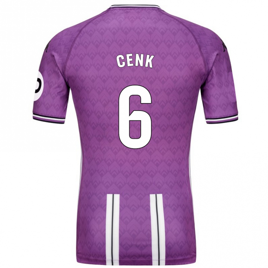 Hombre Fútbol Camiseta Cenk Ozkacar #6 Púrpura Blanco 1ª Equipación 2024/25 Argentina